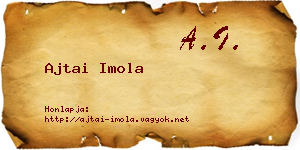Ajtai Imola névjegykártya